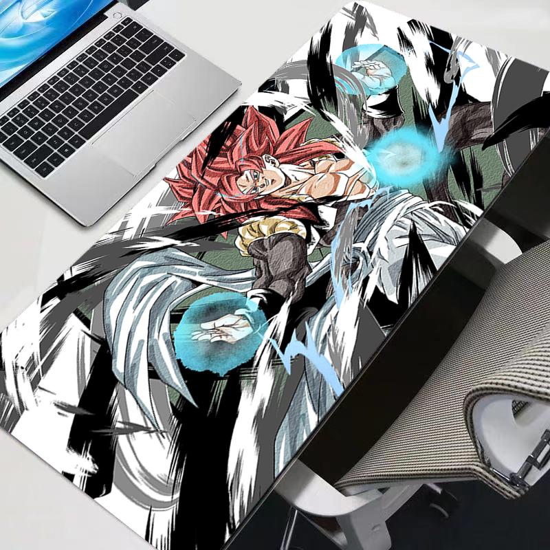 Mouse Pad Dragon Ball Son Goku Large Gamer Gaming Accessories Speed Keyboard Rubber Lock Edge Desk Mat Laptop Mousepad