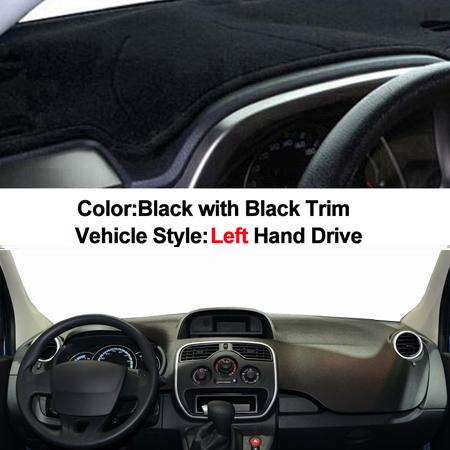 2 Layers Car Dashboard Cover Dash Mat Carpet For Renault kangoo 2010 - 2019 LHD RHD 2011 2012 2013 2014 2015 2016 2017 2018