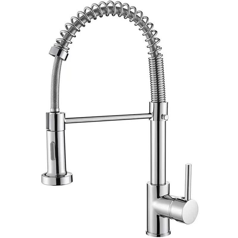Handun Deck Mounted Hot & Cold Spring Kitchen Faucet