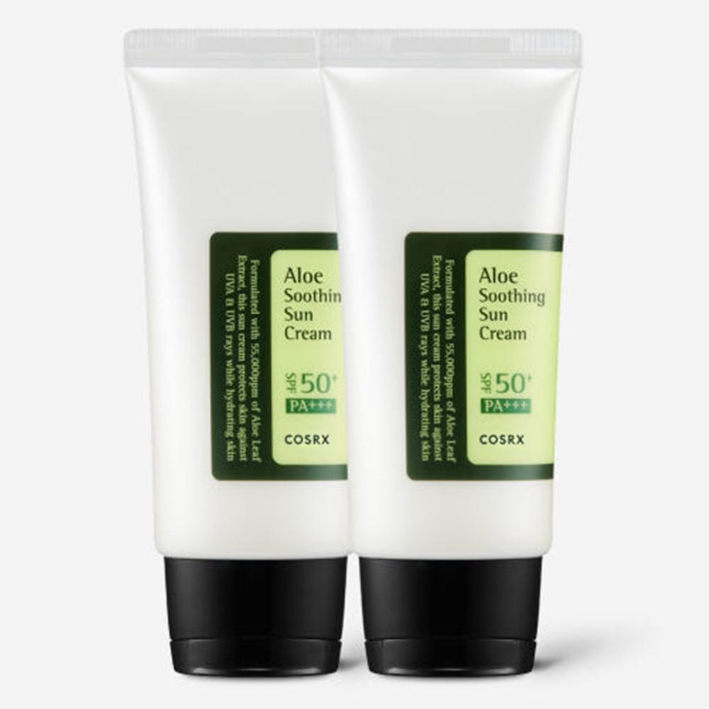 COSRX Успокаивающий солнцезащитный крем с алоэ SPF50 PA+++ 50 мл