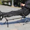 Reclining Chair Footrest Sturdy Construction Ultralight Aluminum Alloy Folding Fishing Camping Chair Foot Rest Retractable Stool Attachable Leg Rest