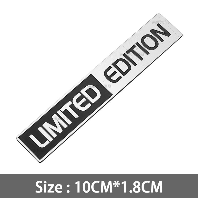 1Pc 3D Aluminum SPECIAL EDITION Limited Edition Logo Badge Car Rear Trunk Emblem Decal Stickers Auto Accessories Car Styling