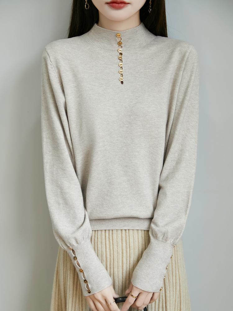 Женский кашемировый свитер Qinghe кашемир 50% шелк 50% шерсть осенне-зимний кашемировый пуловер мягкий и теплый