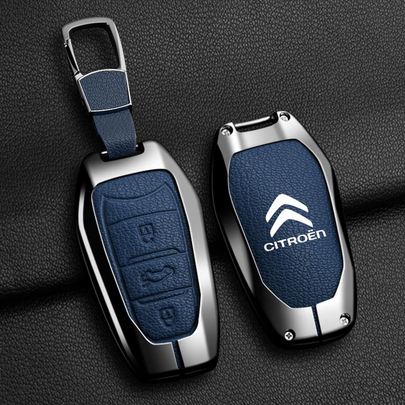 YKFEA1 Zinc Alloy Car Flip Key Case Cover Shell Fob For Citroen C1 C2 C3 C4 C5 C6 VTS Xsara C-Crosser Berlingo Jumpy DS3 DS4 DS5 DS6
