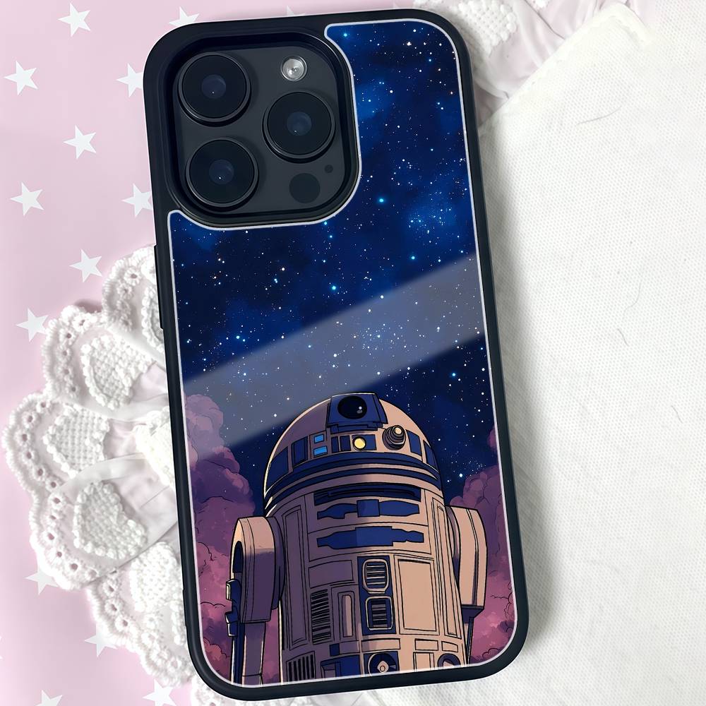Movie S-Star Wars Phone Case Black Hard Plastic Phone Case For Iphone 17 Air 16 15 14 13 12 11 Pro Max PC TPU Ins Case