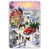 Metal Tin Signs Snow Man Xmas Wall Decoration Plaque Vintage Art Poster Iron Painting for Man Cave Home Cafe Garden Club Bar