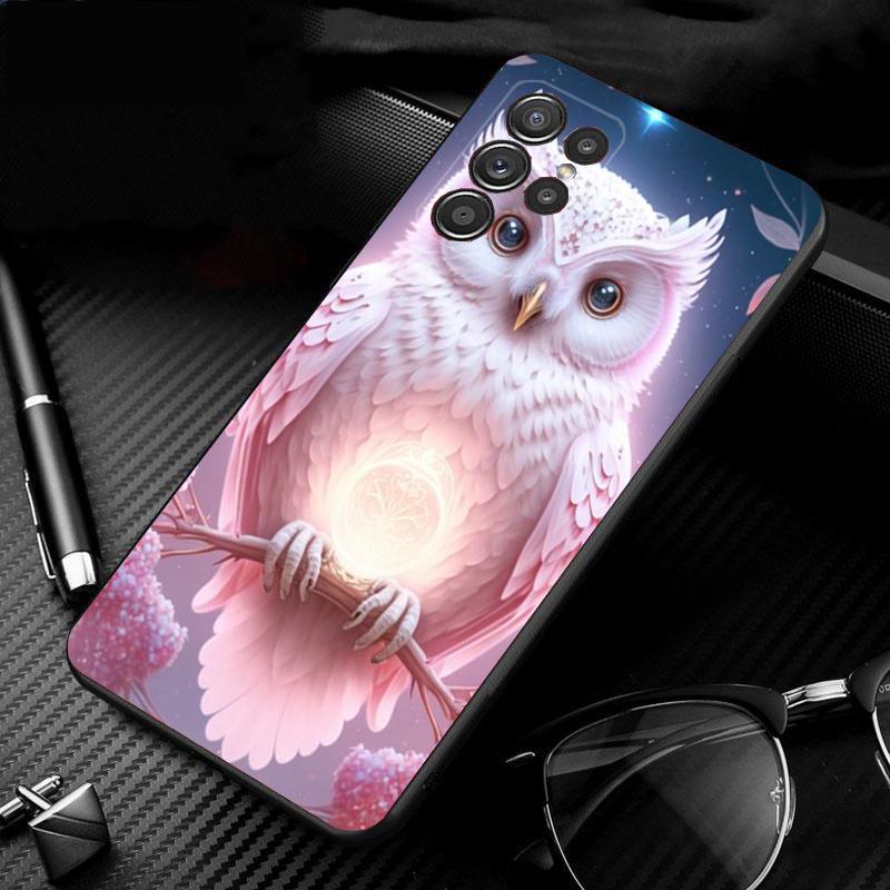 Fantasy owl Phone Case For Samsung A35 A55 A54 A15 A25 A05s A05 A22 A24 A52 A33 A34 M34 M14 M54 M23