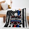 Blanket 2D Digital Printing Lamb Fleece Crystal Fleece Ball Sports Blanket Blanket