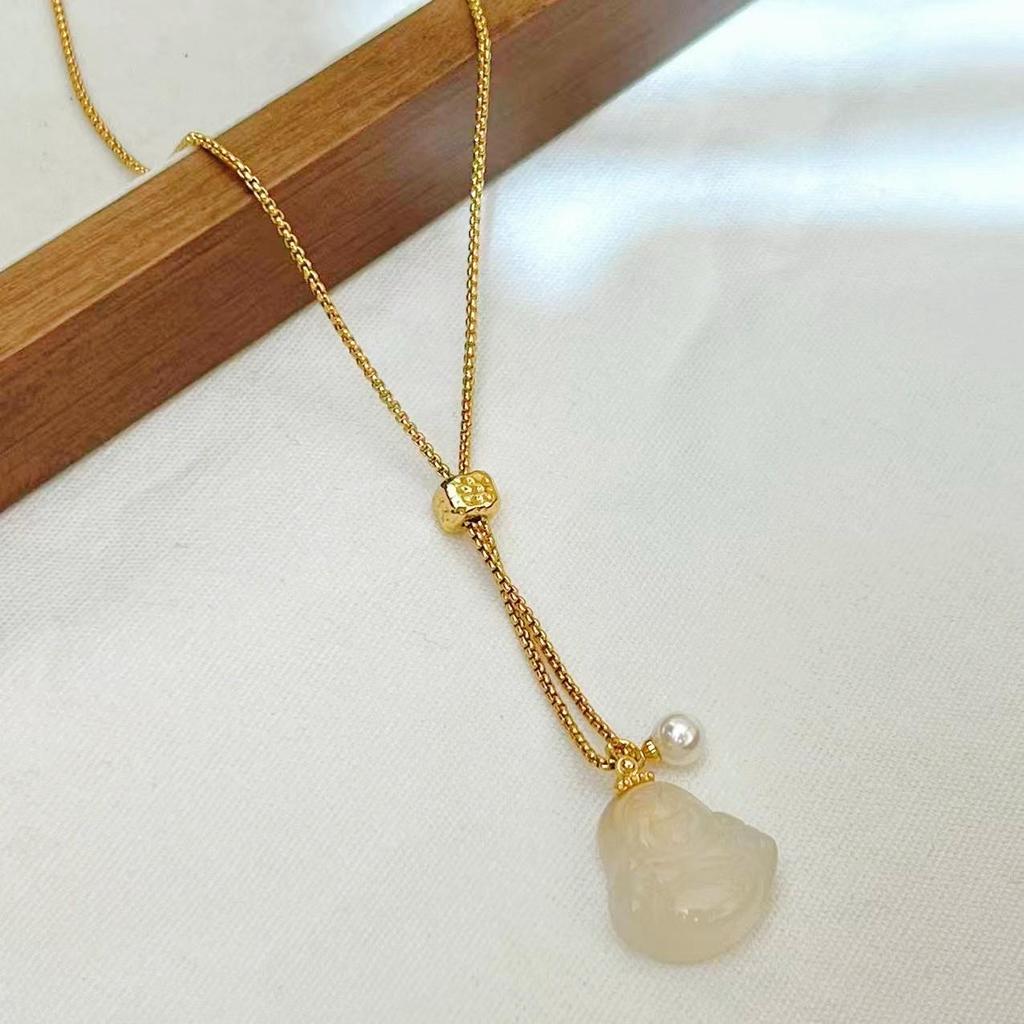 Праздничное ожерелье Будды Майтрейи - Высококачественное китайское модное ювелирное изделие Цепочка для свитера