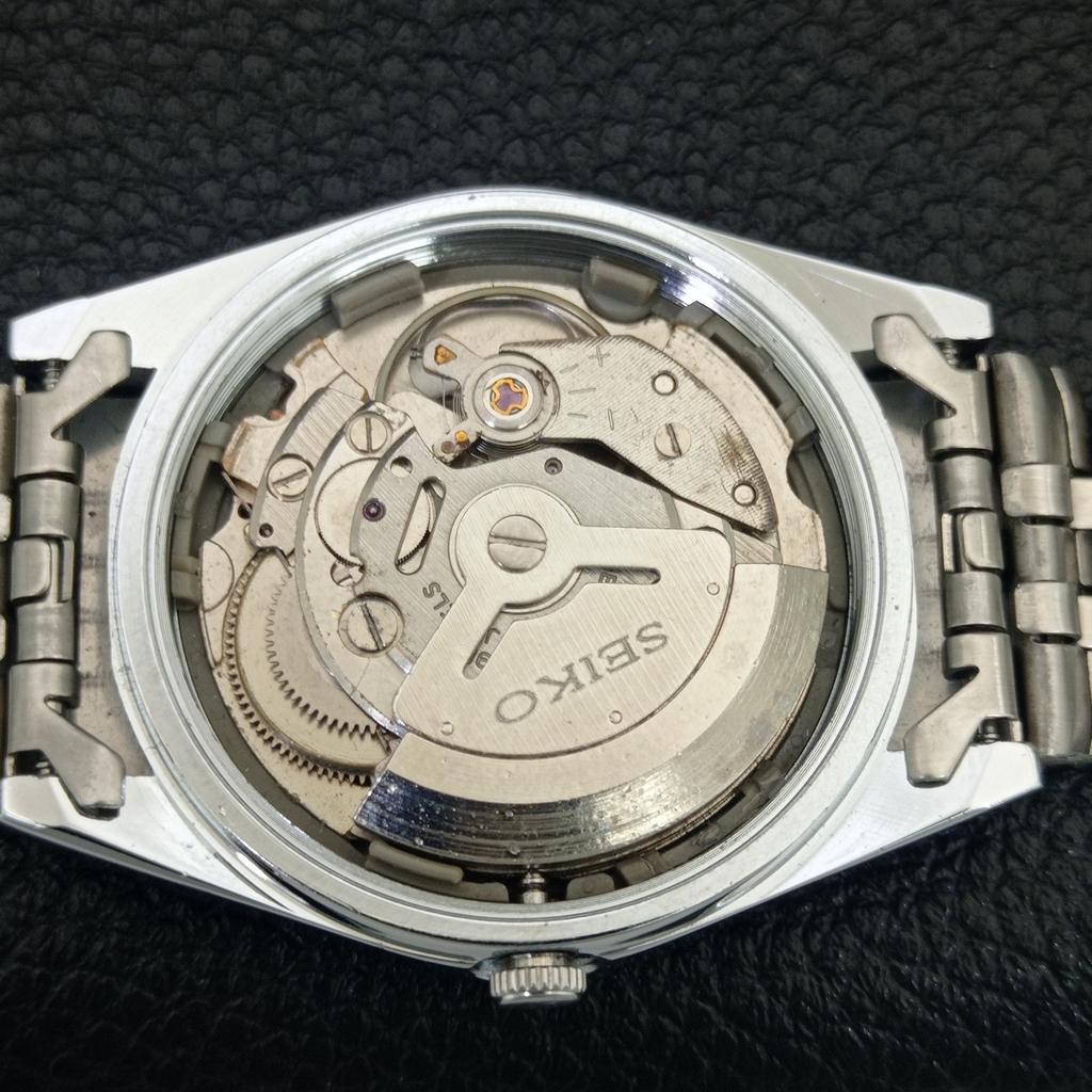 ВИНТАЖНЫЕ ОТРЕМОНТИРОВАННЫЕ МУЖСКИЕ АВТОМАТИЧЕСКИЕ ЧАСЫ SEIKO 5 6309A ЯПОНИЯ СИНЕГО ЦВЕТА ЦИФЕРБЛАТА a442464-1