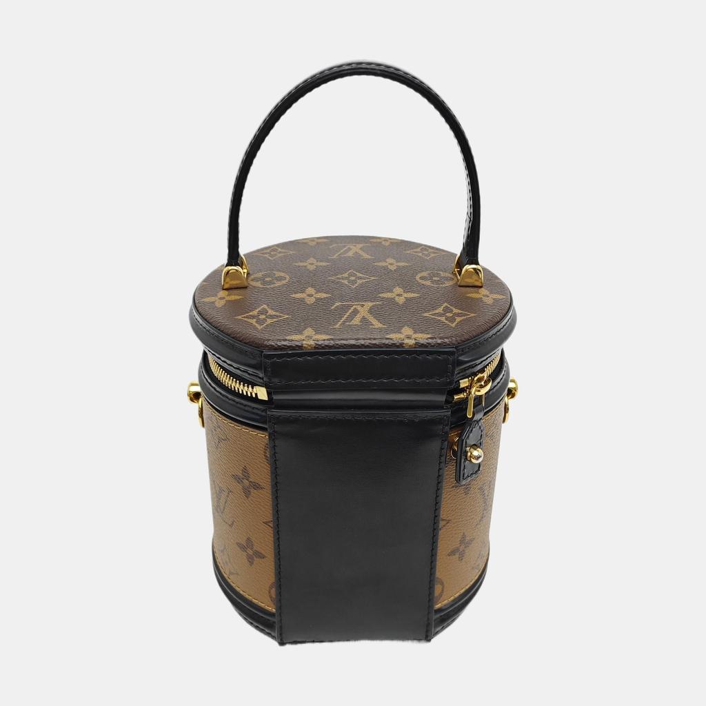 [Б/У] Louis Vuitton Cannes 'Коричневый холст Monogram Reverse' - Очень хорошее состояние #FF1V6A