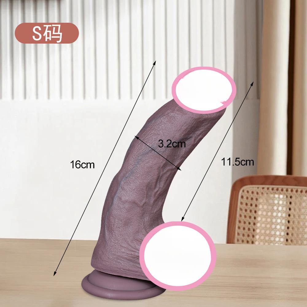 Силиконовый реалистичный дилдо с присоской - Реалистичная игрушка в виде пениса для женщин, Прочное основание для использования без рук, Взрослая секс-игрушка