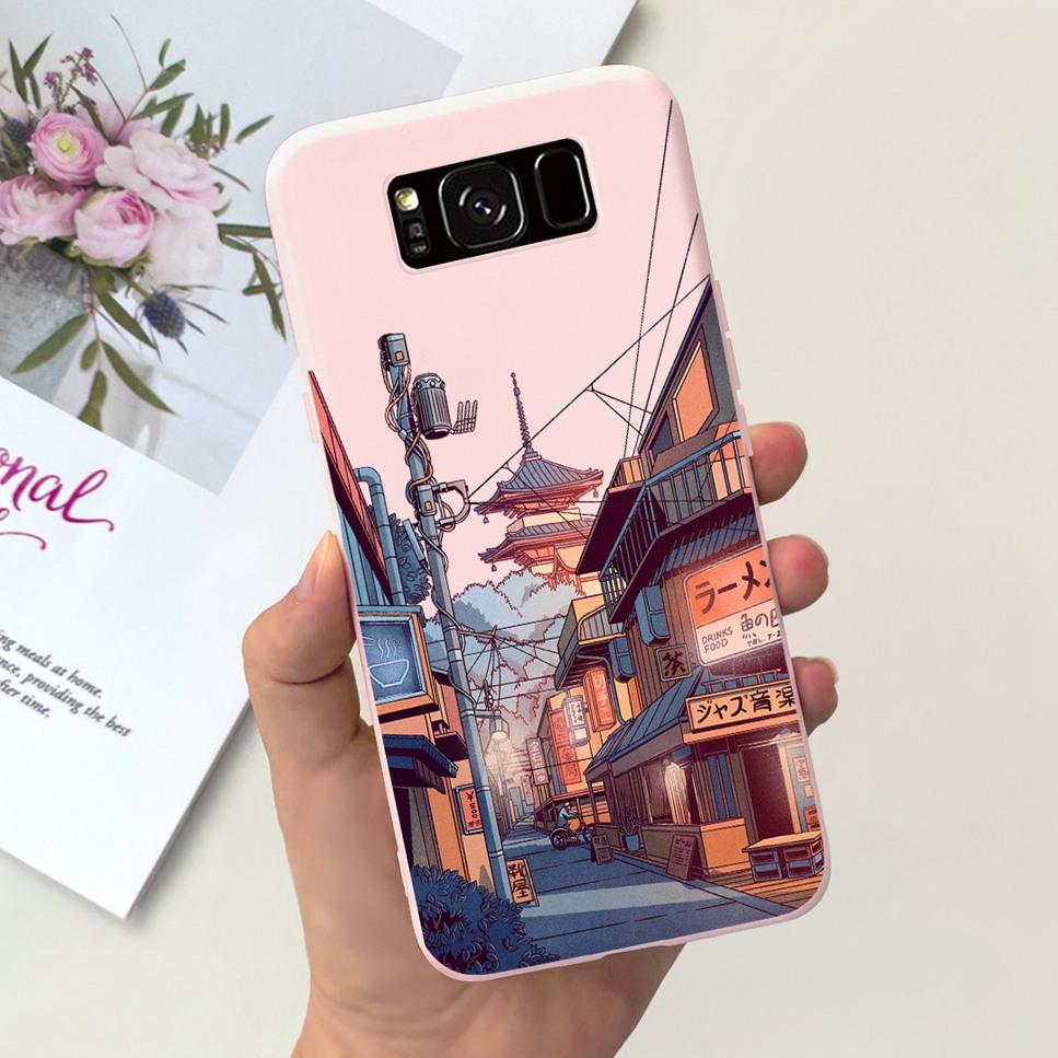 For Samsung Galaxy S8+ 6.2" Case Space Planet Cute Cat Soft Silicone Cover For Samsung S8+ S8 Plus S8 Bumper Phone Case Fundas