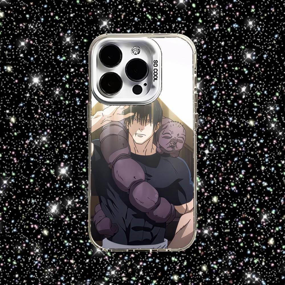 Чехол для телефона Toji Jujutsu Kaisen Fushiguro для iPhone 16,15,14,13,12,11,Pro,XS,Max,Plus,Mini,SE Белый Конфетный Матовый Ударопрочный Чехол