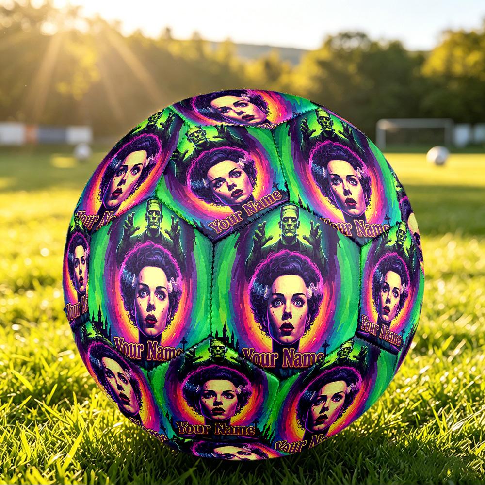 Size 5 FootballBride of Frankenstein Durable PU Soccer Ball for Sports Training Outdoor Competition