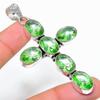 Tsavorite Gemstone Handmade 925 Sterling Silver Jewelry Pendant 2.99" o5U23