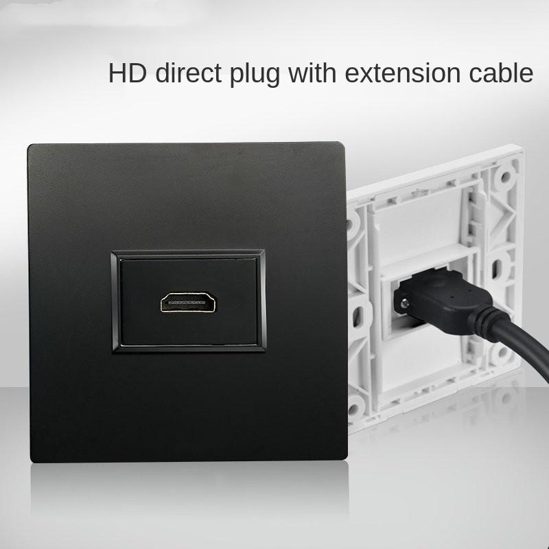 Встроенная мультимедийная панель 4K HD кабель HDMI видео цифровой ТВ разъем подключается непосредственно в разъем HDMI, выход сетевого ТВ кабеля, 86 мм
