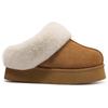 Fashion Kidmi Women's Slippers New Fuzzy Platform Slippers Women Comfortable Winter House Shoes with Memory Foam Women's Cotton Slippers
