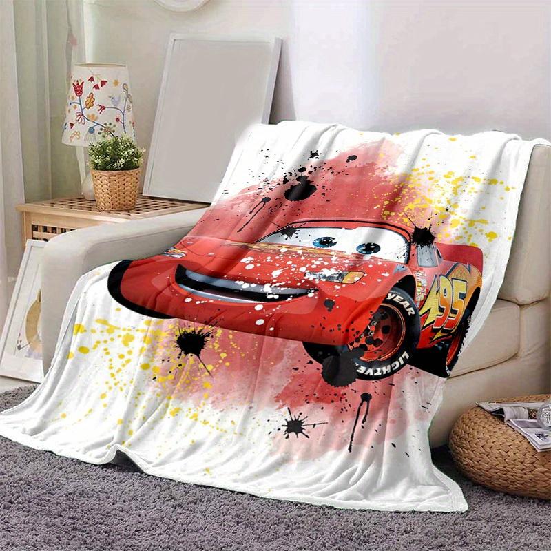 1PC Seasonal Universal Car Art Blanket - Perfect for Home Decoration, Gift Idea, Soft Flannel Throw Blanket - Versatile & Cozy for Bedroom,