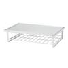 HEIAN SHINDO Over-the-Range Rack, Matte White, 46cm Wide X 29.5cm Deep X 11cm High, 10kg Load Capacity, REW-1, Heian Shindo Kogyo