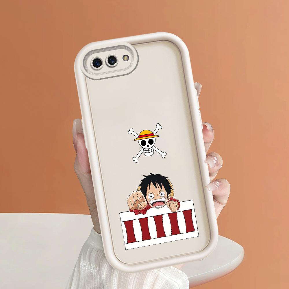 Soft Silicone Square Ladders Cartoon Pattern Full Cover Camera Protection Shockproof Case for OPPO Reno Realme OnePlus