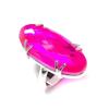 Natural Pink Rubillite Gemstone Handmade 925 Sterling Silver Ring Size 8 V4N09
