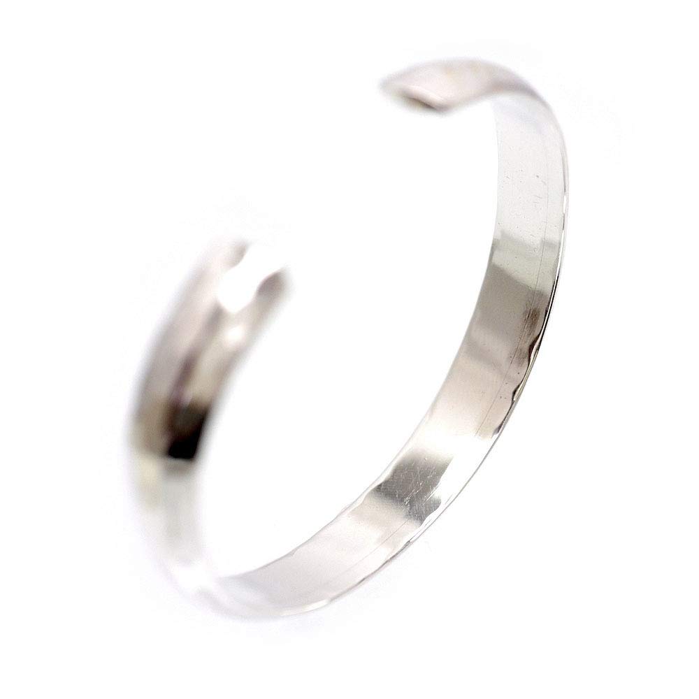 Серебряный браслет 925 пробы с чеканкой для мужчин 10 мм [Silver One], ширина c4, простой,