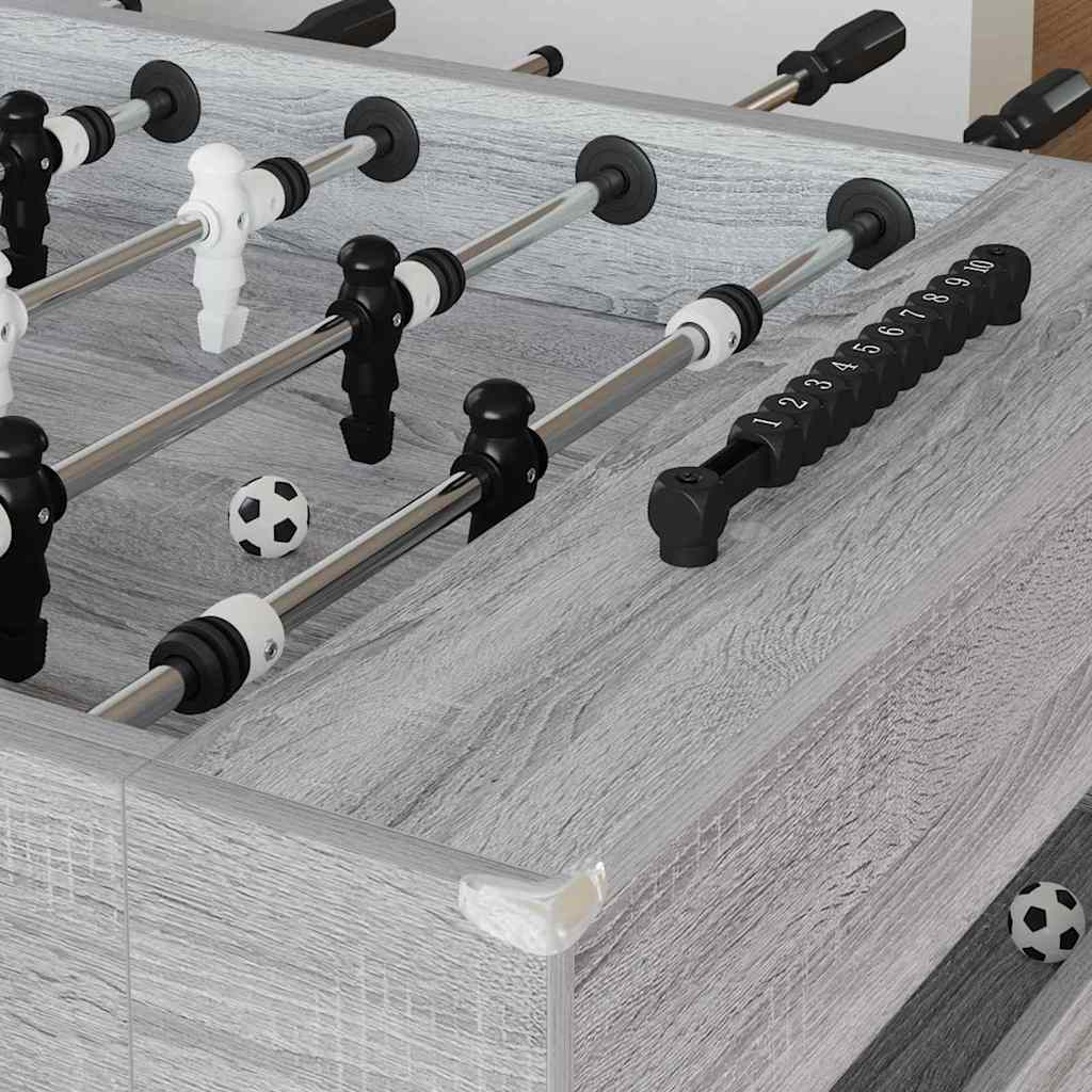 Table Football Table Grey Sonoma 146.5 x 74 x 85 cm