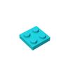 20 шт. Детали MOC 3022 94148 Пластина 2x2 Совместимые кубики DIY Сборка Строительные блоки Частицы Детская головоломка Развивающая игрушка Подарок на день рождения