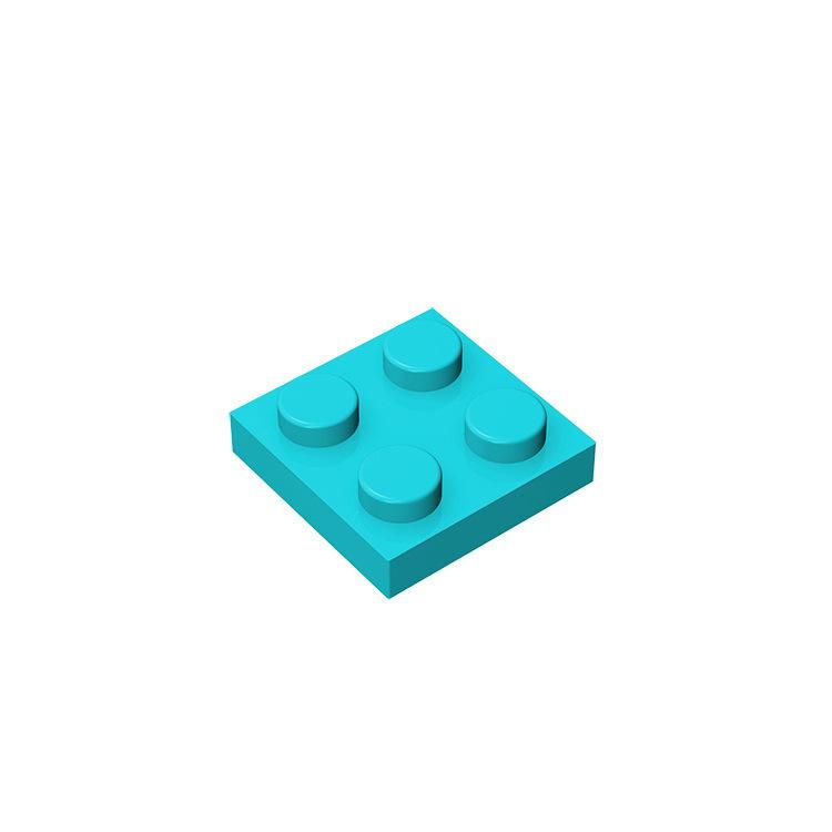 20 шт. Детали MOC 3022 94148 Пластина 2x2 Совместимые кубики DIY Сборка Строительные блоки Частицы Детская головоломка Развивающая игрушка Подарок на день рождения