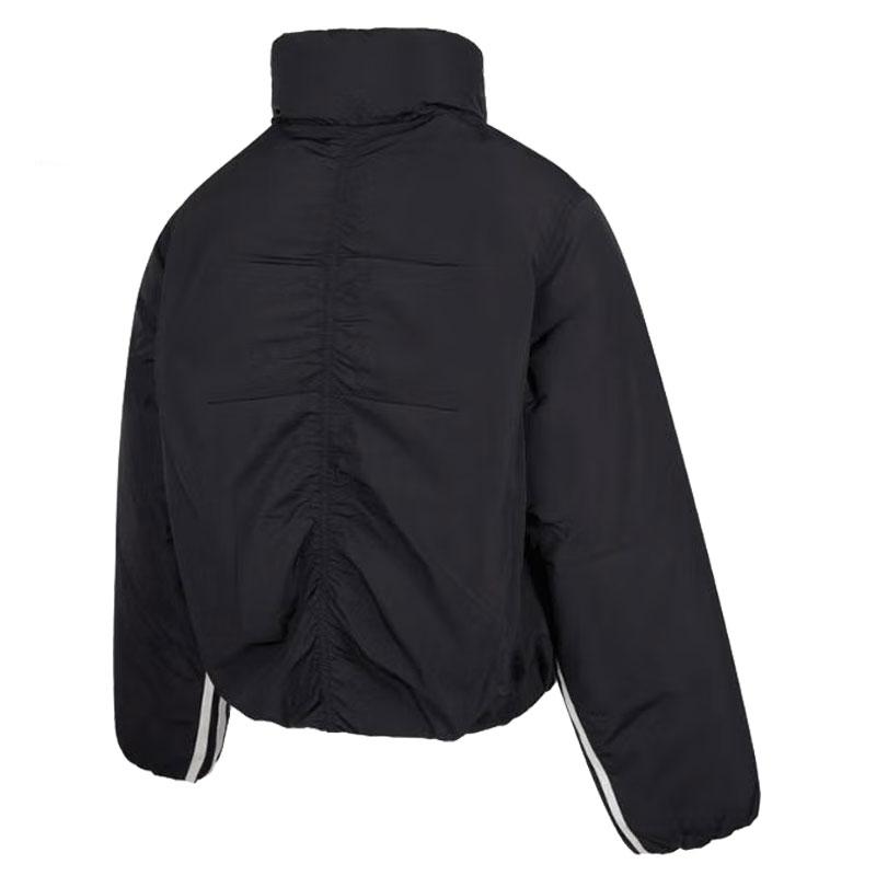 adidas Originals FW24 PF Short DN Повседневная куртка-пуховик с воротником-стойкой на молнии однотонная теплая женская куртка черного цвета JP1808