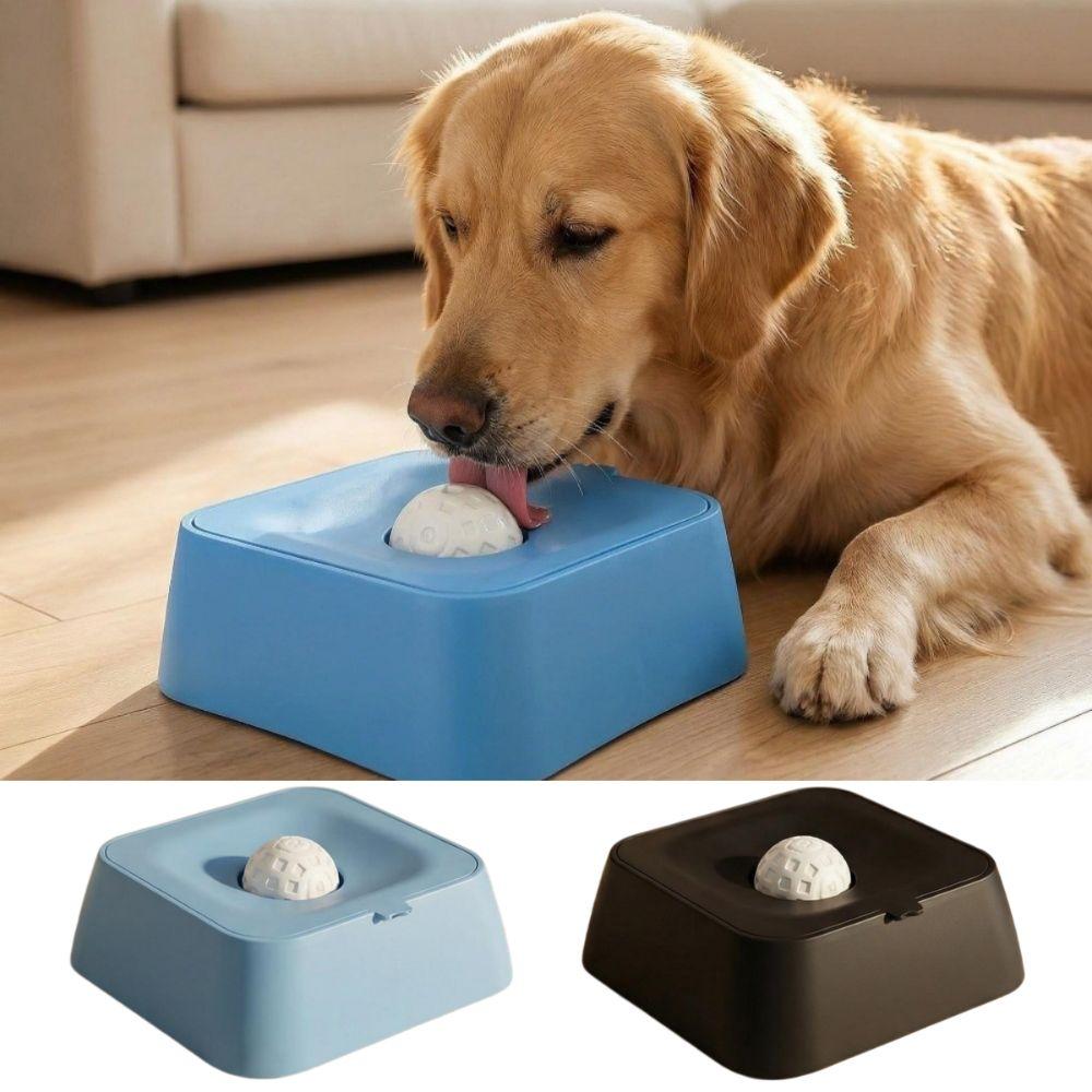 with Rolling Ball Dog Lick Bowl PP Material Pet Slow Feeder Upgrade Lick Ball Bowl for Dog Cats