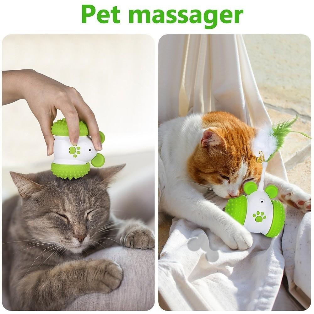 2 Play Mode Automatic Mouse Car Cat Toy Infrared Laser Cat Teasing Toy Interactive Game