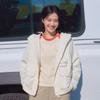 [Snowpeak] Campul Women's Utility Windbreaker Butter Ivory (S26ZWCWB11)