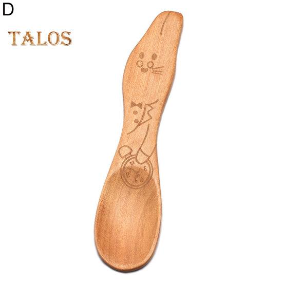 Десертная ложка с гладкой поверхностью для смешивания без бисфенола А, отличное детское мороженое, йогурт, мед, мини-кухонные инструменты