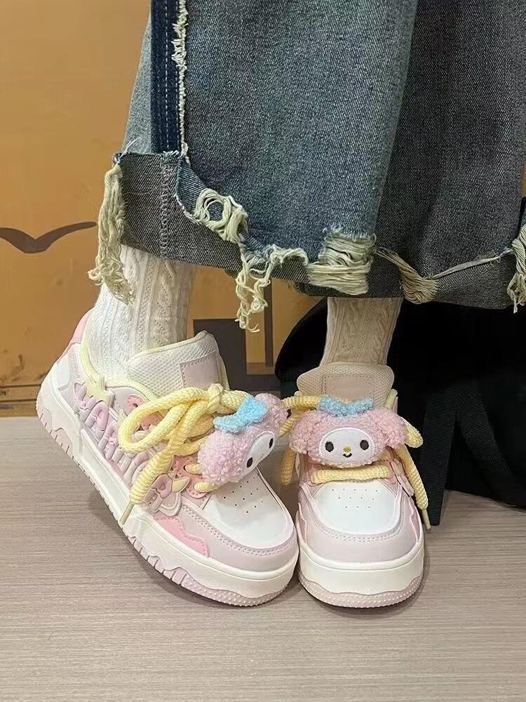 Дофаминовые кеды детские Югуи собака Мелодия студенты нишевый тренд кеды женские в наличии