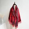 Shawl, Retro Cloak, Cape, Prairie Swim, Wear It with Jacquard Cashew Flower Scarf