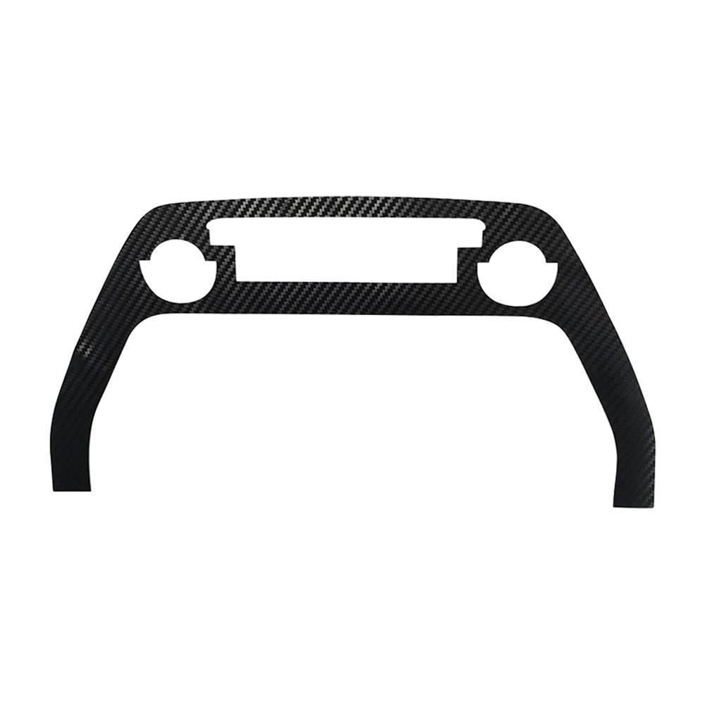 5D Carbon Fiber Look Console A/C Button Cover Trim For Toyota Corolla 2020-2024