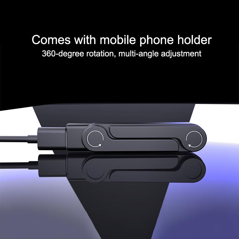 240 Вт USB C на IP-штекер Конвертер OTG-адаптер С подставкой Угловой 90 градусов Для игрового стола и видеозаписи