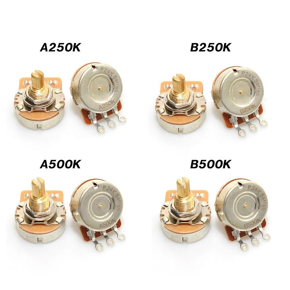 Ручка настройки баса, медный стержень, потенциометр, короткий стержень, гитарные потенциометры, латунь, 3/8" с резьбой