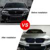 2pcs Car Front Grille Trim Strips Support Grill Bar V Brace Wrap For BMW 1 2 3 4 -Series Grille Trim Strips Car Accessories