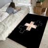 Singer 2hollis Floor Mat Soft Thickened Absorbent Non-Slip Bedroom Living Room Door Mat Home Decor Flannel Rugs