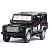 1/32 масштаб Land Rover Defender, литая под давлением модель автомобиля, игрушечный автомобиль с откатным механизмом, звуком и светом для детей, коллекция подарков для мальчиков и девочек