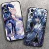 Mostima Чехол для телефона с анимацией из игры A-Arknights Для IPhone 17 Air 16 15 14 13 Pro Max 11 12 Черный силиконовый чехол