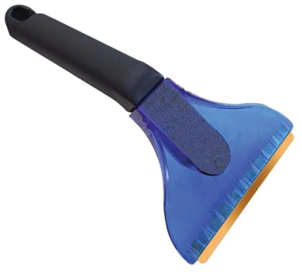 Car ice scraper for windows, brass blade, 20cm