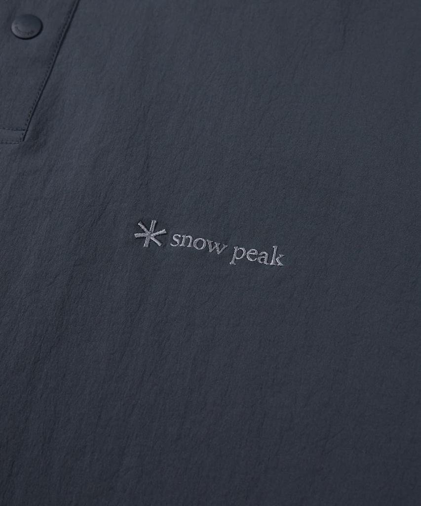 [Snow Peak] Root S/S Polo T-Shirt GS-S26MMRPS60 Tops Polo Shirt Shirt Short Sleeve Men's Women's RUSTIC KHAKI M