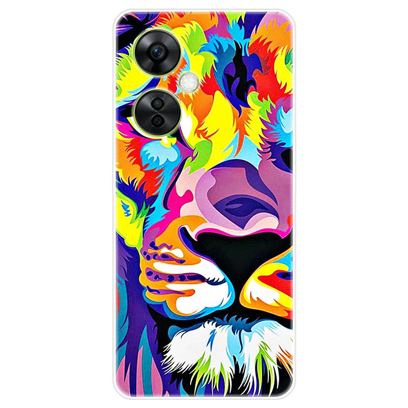 Для OnePlus Nord CE 3 CE3 Lite чехол Мягкая силиконовая задняя крышка чехол для телефона с рисунком