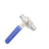 304 Stainless Steel Two-Piece Ball Valve with Inner and Outer Threaded Connections, Straight-Through Design