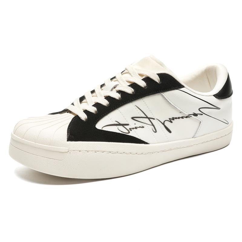 New four-season personalized standard lace-up sports and leisure shell head shoes trendy shoes