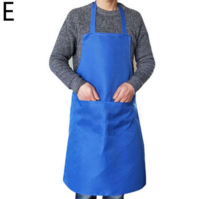 Colorful Cooking Apron In Kitchen Keep The Clothes Clean Sleeveless Convenient Male and Female Chef's Universal Kitchen Apron